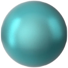 Swarovski 5810 İnci 8mm Crystal Iridescent Dark Turquoise Pearl (001 2029) - Koyu Turkuaz İnci Boncuk