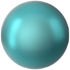 Swarovski 5810 İnci 8mm Crystal Iridescent Dark Turquoise Pearl (001 2029) - Koyu Turkuaz İnci Boncuk