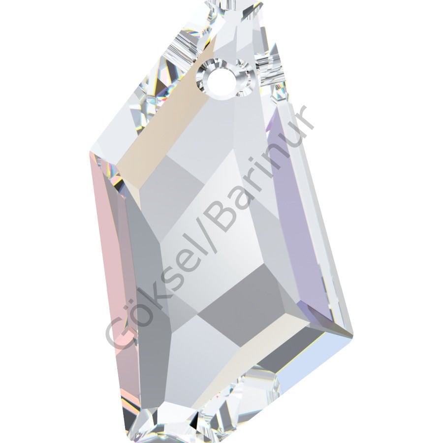 6670 24mm Crystal Aurore Boreale (001AB) - Janjan De-Art Kolye Ucu