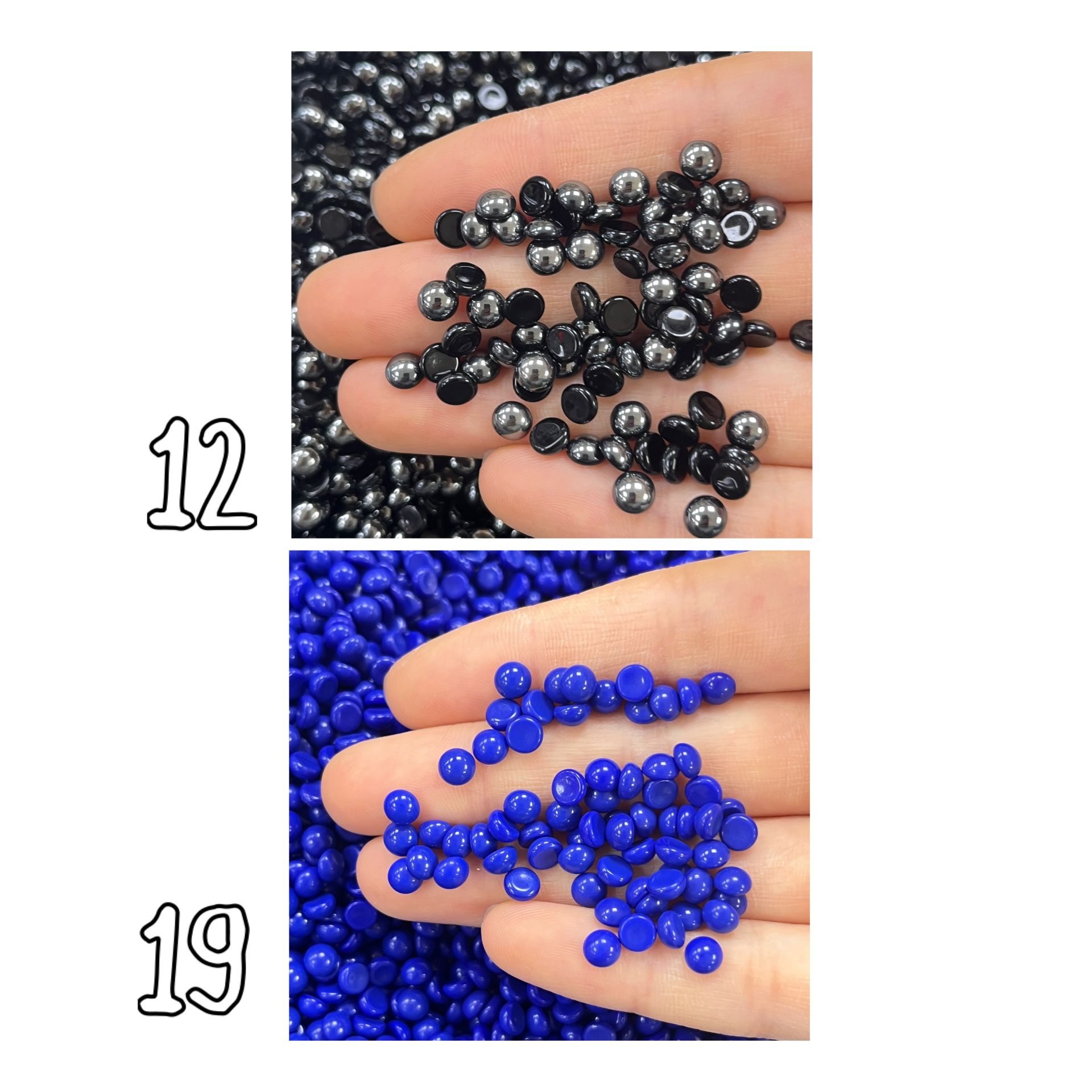 Kapşon Taş 5mm Yuvarlak - 500 veya 1000 Adet - Renk Seçenekleri Mevcuttur