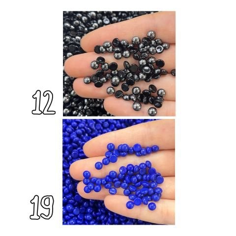 Kapşon Taş 5mm Yuvarlak - 500 veya 1000 Adet - Renk Seçenekleri Mevcuttur