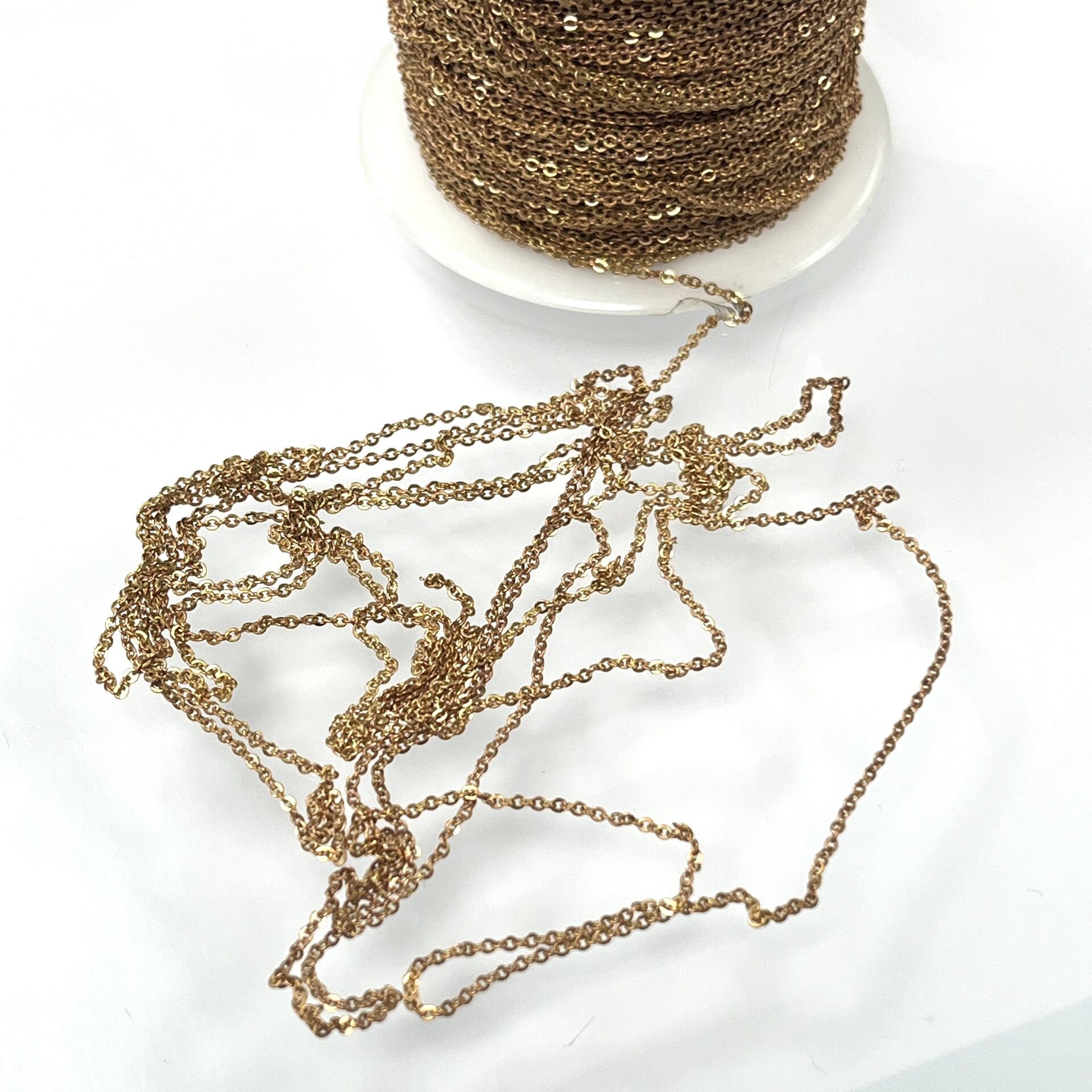 Ham İnce Zincir 30 Force Kaplamasız - 90 Metrelik Rulo