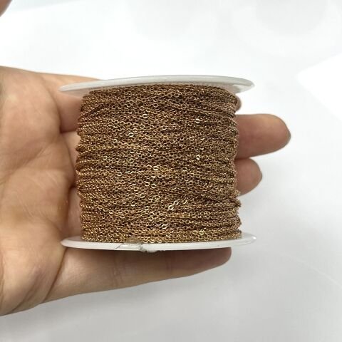 Ham İnce Zincir 30 Force Kaplamasız - 90 Metrelik Rulo