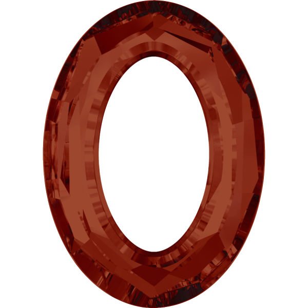 4137 15x11mm Crystal Red Magma (001REDM) Kiremit Kırmızısı Foyasız