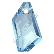 6670 24mm Aquamarine (202) - Mavi De-Art Kolye Ucu