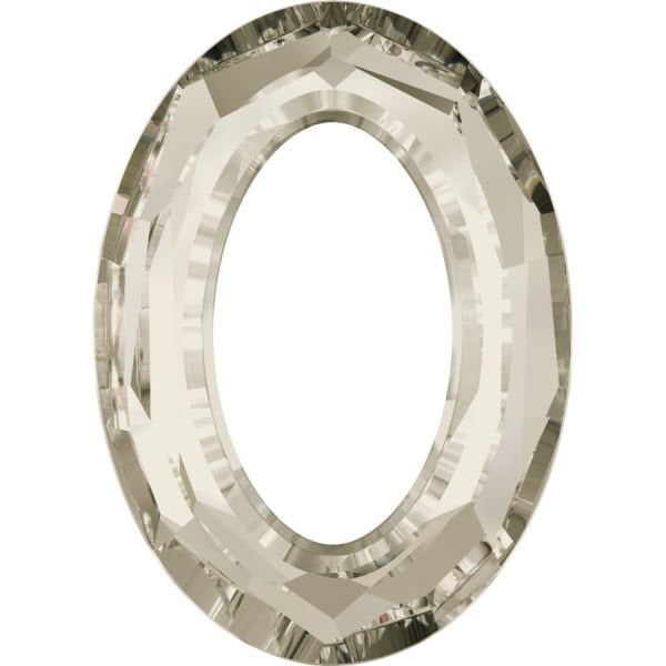 4137 15x11mm Crystal Silver Shade (001SSHA) Parlak Gri Foyasız