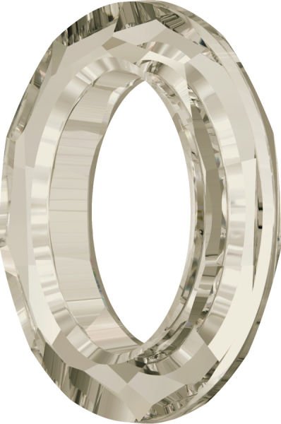 4137 15x11mm Crystal Silver Shade (001SSHA) Parlak Gri Foyasız