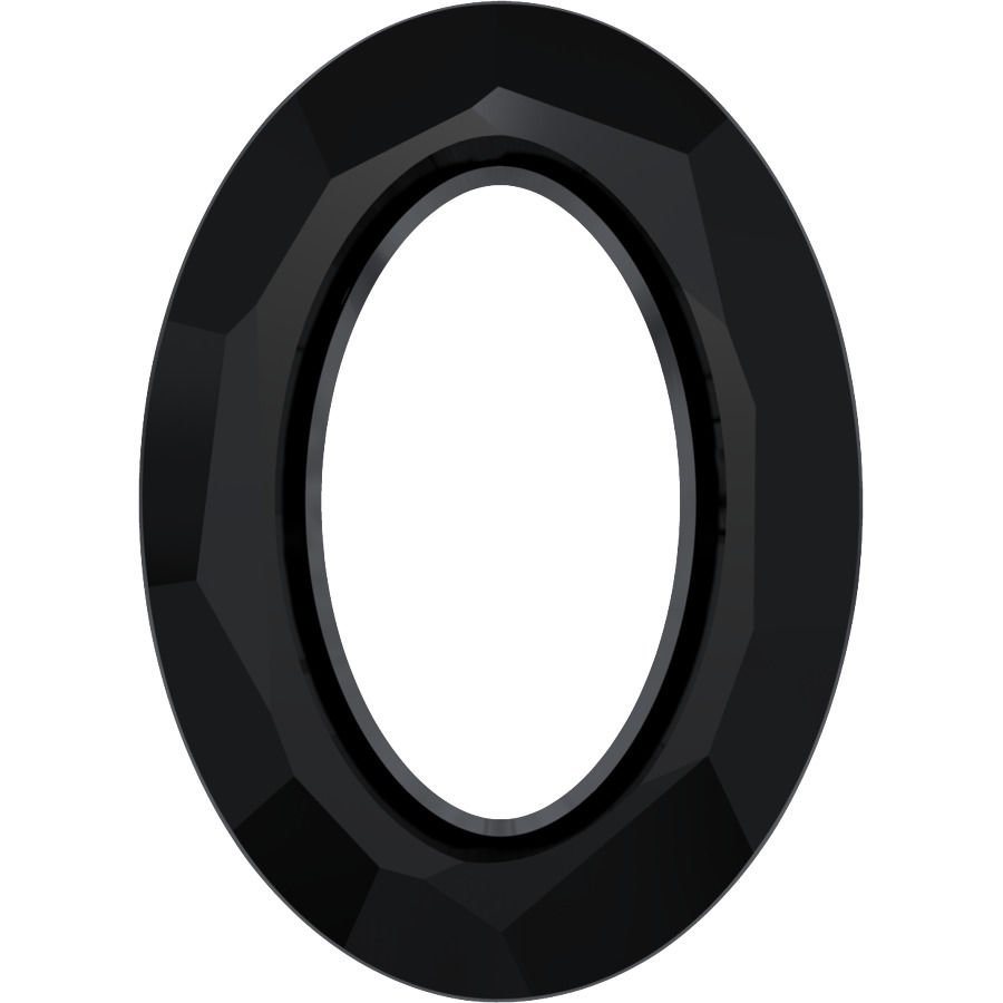 4137 15x11mm Jet Black (280) Unfoiled