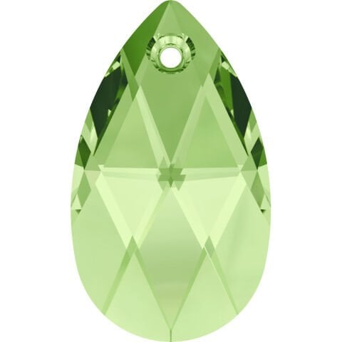 Swarovski 6106 Damla 16mm Peridot (214) - Su Yeşili Kolye Ucu