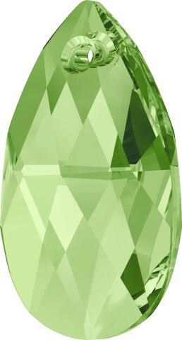 Swarovski 6106 Damla 16mm Peridot (214) - Su Yeşili Kolye Ucu