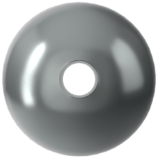 Swarovski 5810 İnci 4mm Crystal Dark Grey Pearl - Koyu Gri (Antrasit) İnci Boncuk