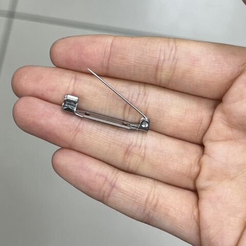 3cm Çelik Emniyetsiz Broş İğnesi