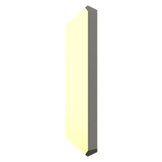Swarovski 2510 Dikdörtgen Mini  3,7x1,9mm Crystal Aurum (001AUR) Foyalı - Dikdörtgen Şekilli Altı Düz Mini Kristal Taş