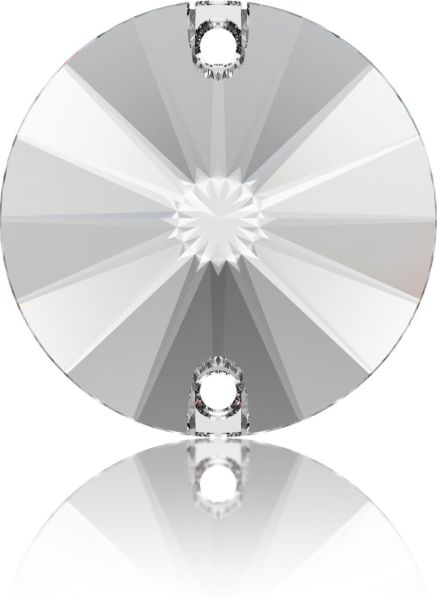 Swarovski 3200 Rivoli 8mm Crystal (001) Foiled - Foyalı Beyaz Dikme Taş