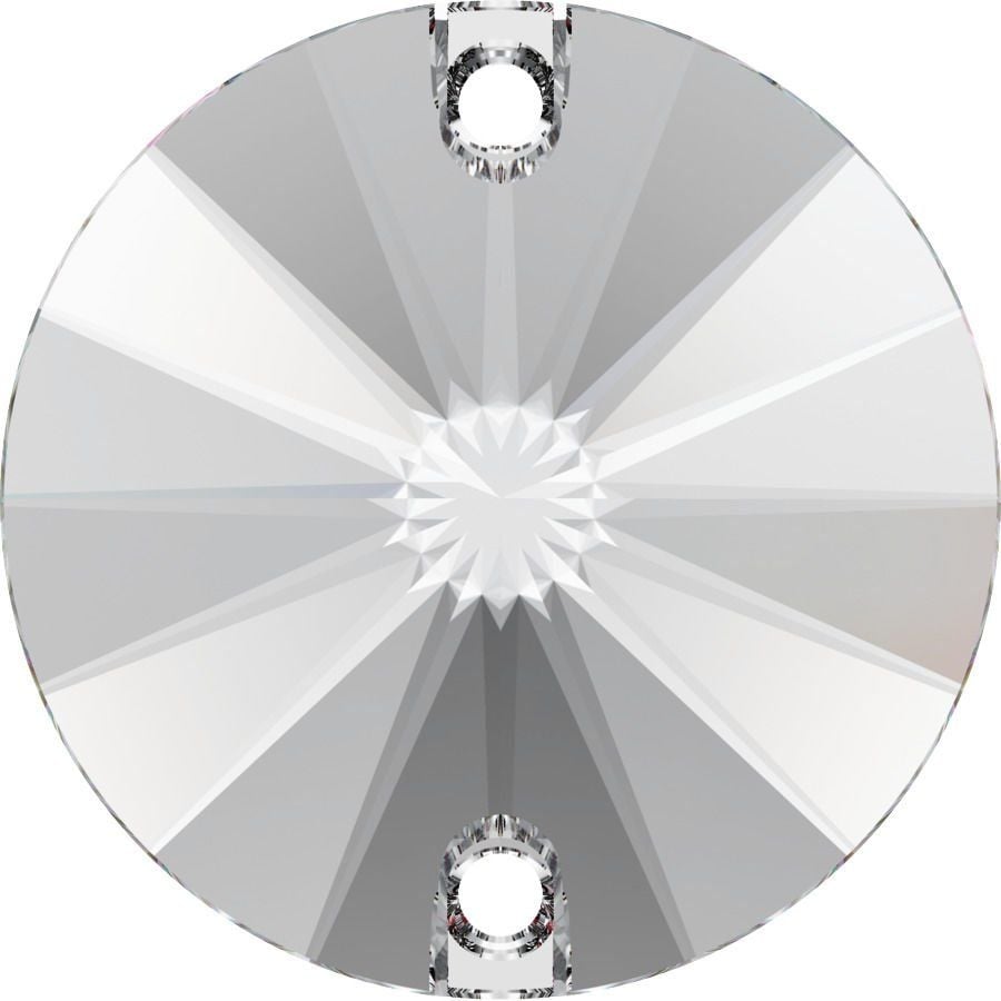 Swarovski 3200 Rivoli 8mm Crystal (001) Foiled - Foyalı Beyaz Dikme Taş
