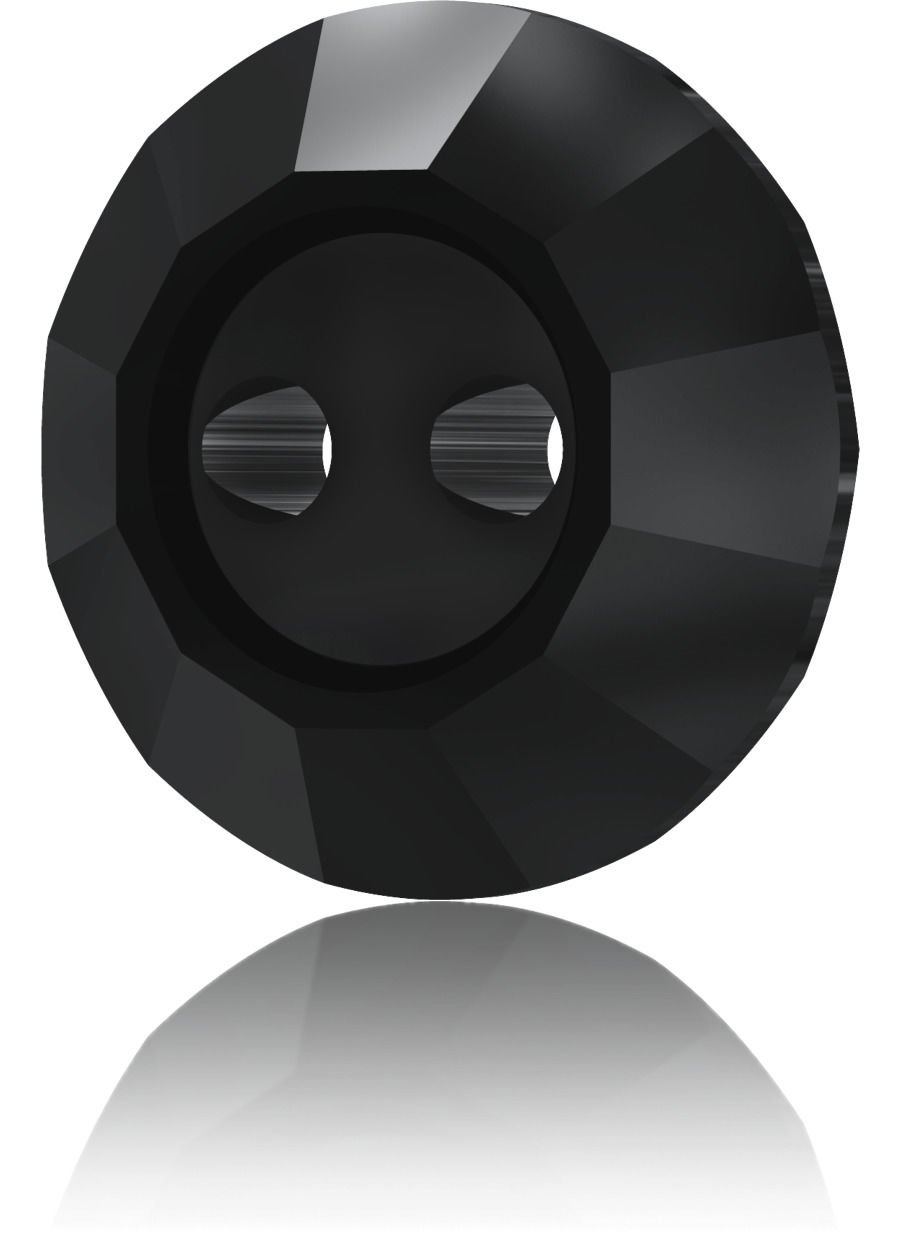 SWAROVSKI Swarovski 3122 Düğme 10mm Jet (280) U - Yuvarlak Siyah Renkli ...