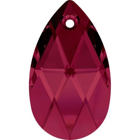 Swarovski 6106 Damla 16mm Ruby (501) - Yakut Rengi Kolye Ucu