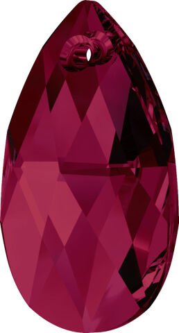 Swarovski 6106 Damla 16mm Ruby (501) - Yakut Rengi Kolye Ucu