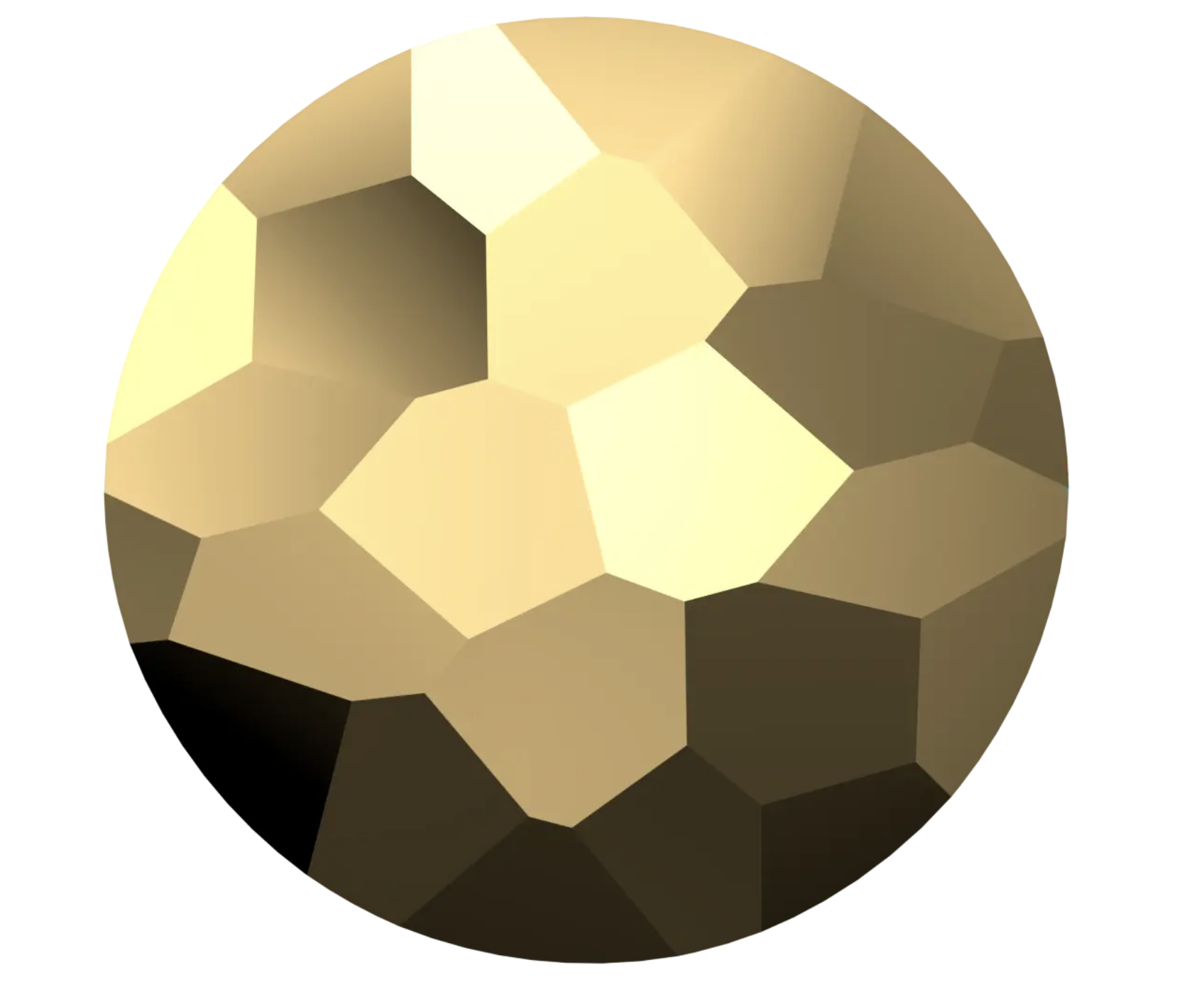 Swarovski 5034 Yassı Boncuk 6mm Crystal Aurum (001AUR)  -  Koyu Altın Renkli Top Boncuk