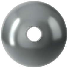 Swarovski 5810 İnci 6mm Crystal Dark Grey Pearl - Koyu Gri (Antrasit) İnci Boncuk