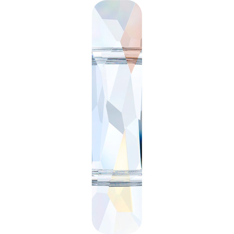 Swarovski 5535 Column Bead 23,5x5mm Crystal Aurore Boreale (001AB)  - Janjan Renkli Baget Boncuk