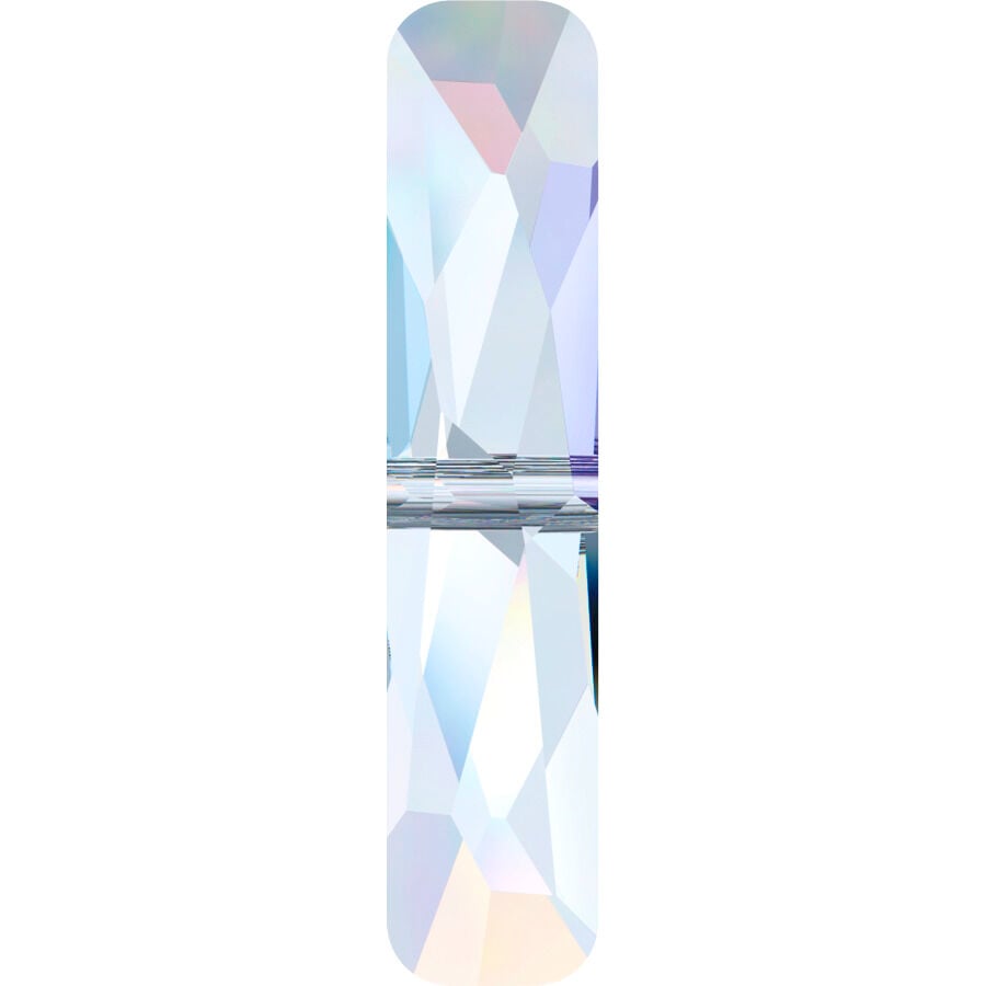 Swarovski 5534 Column Bead 19x5mm Crystal AB (001AB)  - Janjan Renkli Baget Boncuk