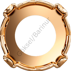 JOSEF BERGS Chaton SS39 - 4 Hole Slot - Raw