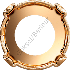 JOSEF BERGS Chaton SS39 - 4 Hole Slot - Raw