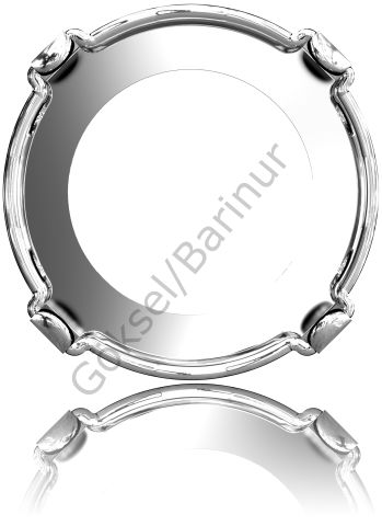 JOSEF BERGS Rivoli 12mm - 4 Delikli Yuva - Beyaz Kaplamalı