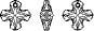 Swarovski 6867 Greek Cross 18mm Crystal Luminous Green (001LUMG) - Limon Renkli Kolye Ucu