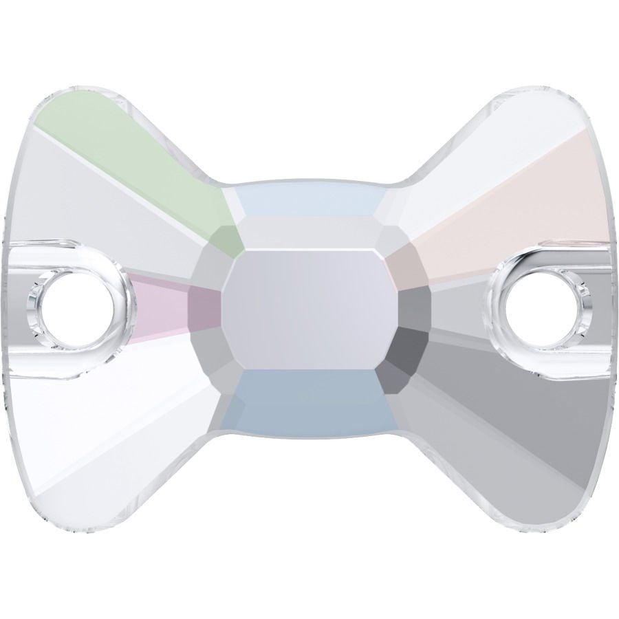 3258 16x11,5mm Crystal AB (001AB) Foyalı - Papyon Şekilli Dikme Taş