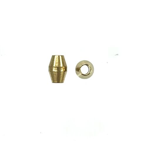 Piramit Pirinç Metal Boncuk 3,5mm x 4mm - Ham