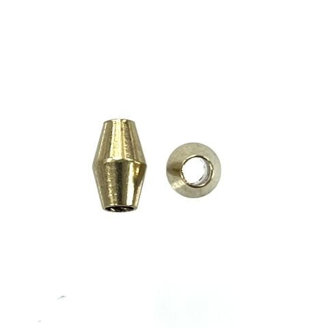 Mekik Pirinç Metal Boncuk 4mm x 7mm - Ham