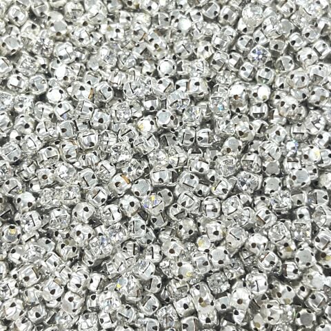 Celestial Beyoğlu SS16 (4mm) Kasalı Kristal Taş - Beyaz Kristal Dikme Taş