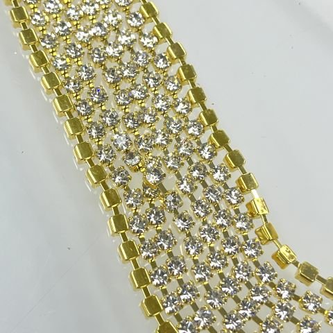 Zincir Cupchain SS16 Crystal Sarı Kaplama - 12,50 Metrelik Paket