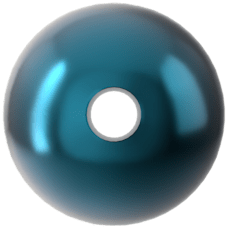 Swarovski 5810 İnci 8mm Crystal Petrol Pearl (001 600) - Petrol Mavisi İnci Boncuk