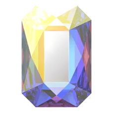 Swarovski 2602 3,7x2,5mm Crystal AB (001AB) Foyalı - Dikdörtgen Janjan Mini Kristal Taş