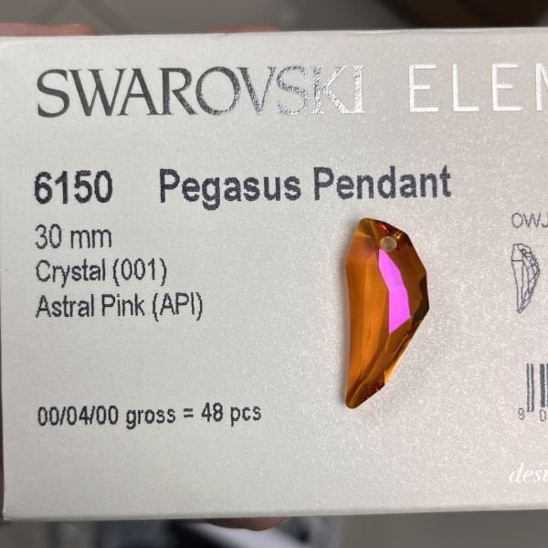 6150 30MM CRYSTAL ASTRAL PINK (001API)