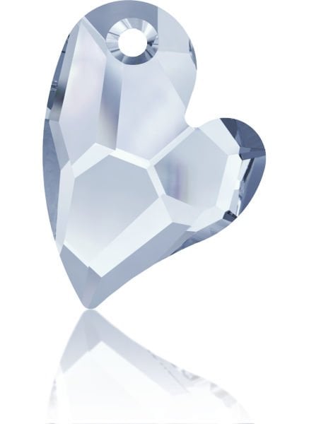 6261 27mm Crystal Blue Shade (001BLSH) Buz Mavisi Kalp Kolye Ucu