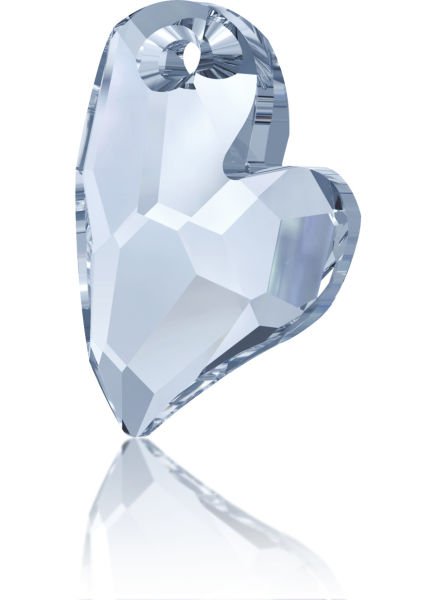 6261 27mm Crystal Blue Shade (001BLSH) Buz Mavisi Kalp Kolye Ucu