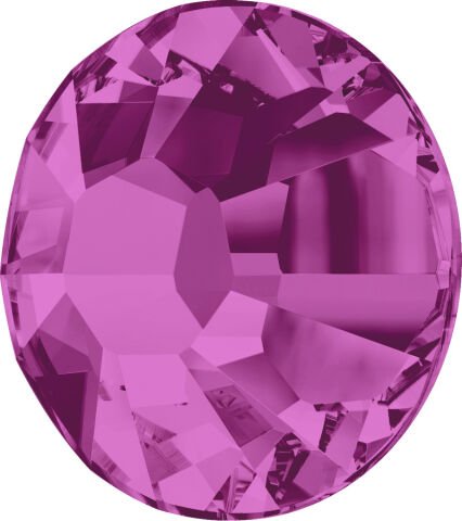 Swarovski 2028 SS16 Fuchsia (502) Hotfix - Ütüyle Yapışan Koyu Pembe Renk Kristal Taş