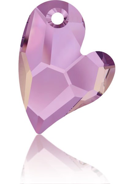 6261 27mm Crystal Lilac Shadow (001LISH) Lila Kalp Kolye Ucu