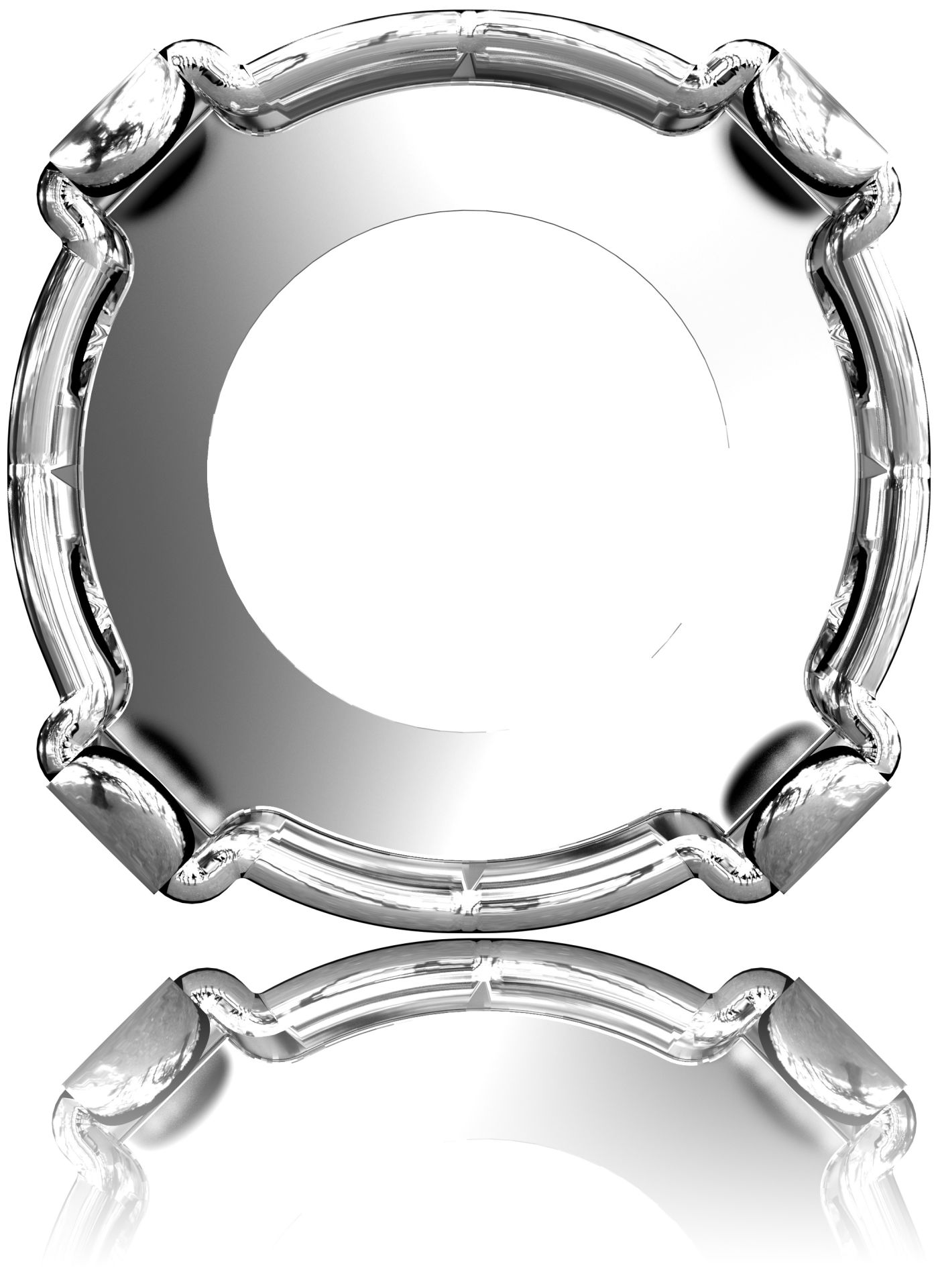 JOSEF BERGS Chaton SS29 - 4 Delikli Yuva - Beyaz Kaplamalı