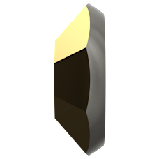 Swarovski 2000 Altı Düz SS3 Crystal Aurum (001 AUR) F - Altın Renkli Mini Kristal Taş