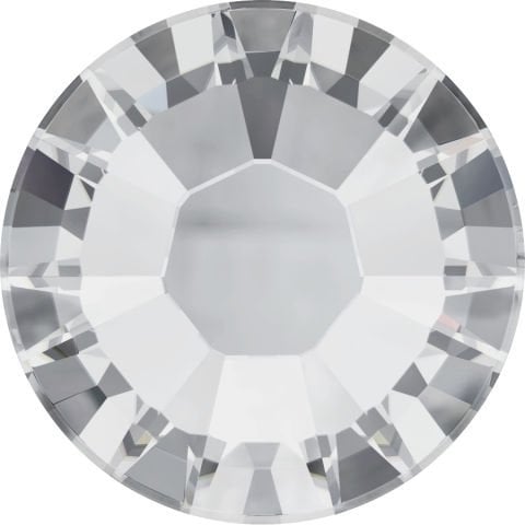 Swarovski 2038 SS10 Crystal (001) Hotfix - Beyaz Ütüyle Yapıştırma Taş