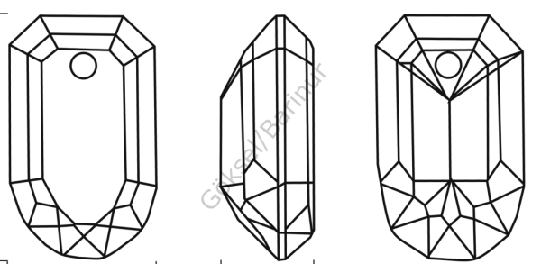 6508 18,8x12mm Crystal Aurore Boreale Z (001 ABZ)