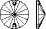 3200 10mm Crystal AB (001AB) Foiled Round Two Hole Sewing Stone - Packages of 12-36-72 Pieces