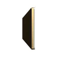 Swarovski 2400 Kare 3mm Crystal Aurum F (001 AUR) - Altın Renkli Altı Düz Mini Kristal Taş