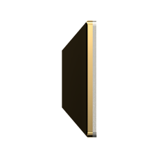 Swarovski 2400 Kare 3mm Crystal Aurum F (001 AUR) - Altın Renkli Altı Düz Mini Kristal Taş