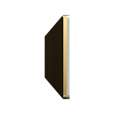 Swarovski 2400 Kare 4mm Crystal Aurum F (001 AUR) - Altın Renkli Altı Düz Mini Kristal Taş